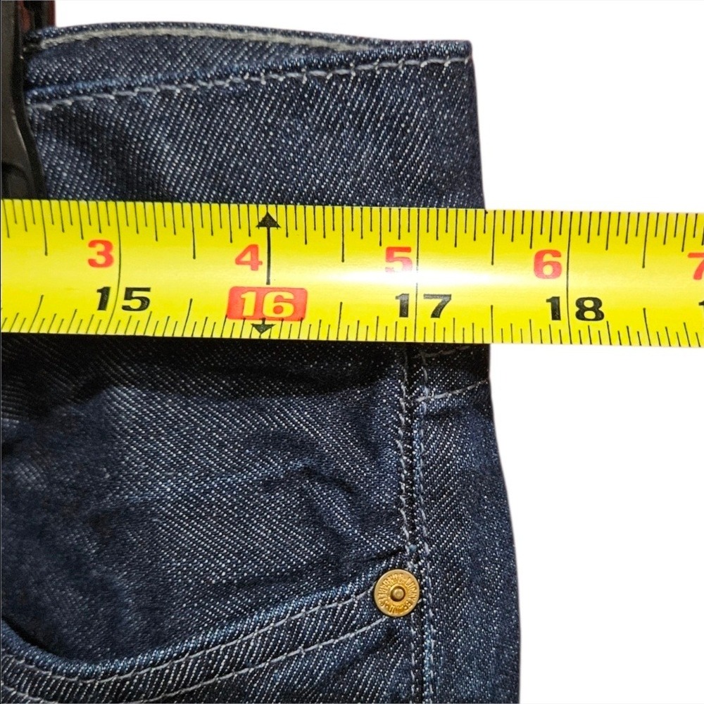 Lucky Brand Dungarees Womens 12/31 Dark Wash Bootcut Jeans 7WD1327 Indigo Denim - Picture 10 of 13